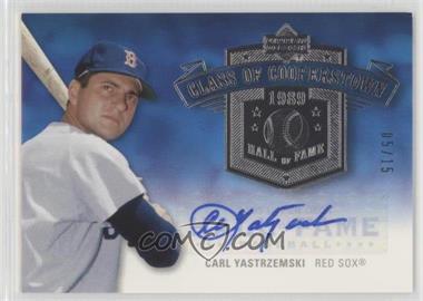 2005 Upper Deck Hall of Fame - Class of Cooperstown - Silver Autographs #CC-CY1 - Carl Yastrzemski /15