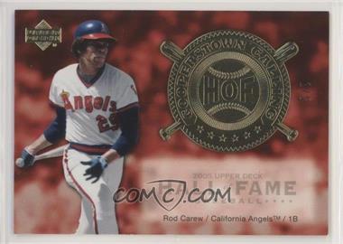 2005 Upper Deck Hall of Fame - Cooperstown Calling - Gold #CO-RC2 - Rod Carew /5