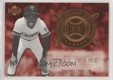 2005 Upper Deck Hall of Fame - Cooperstown Calling #CO-RC1 - Rod Carew /50