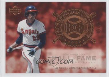 2005 Upper Deck Hall of Fame - Cooperstown Calling #CO-RC2 - Rod Carew /50