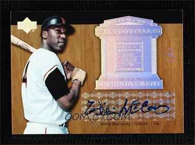 2005 Upper Deck Hall of Fame - Essential Enshrinement - Rainbow Autographs #EE-WM1 - Willie McCovey /1
