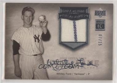 2005 Upper Deck Hall of Fame - Seasons - Silver Autographs #HFS-WF2 - Whitey Ford /15