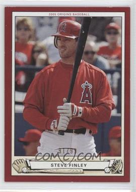 2005 Upper Deck Origins - [Base] - Red #58 - Steve Finley /99