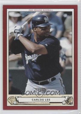 2005 Upper Deck Origins - [Base] - Red #72 - Carlos Lee /99