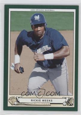 2005 Upper Deck Origins - [Base] #184 - Rickie Weeks