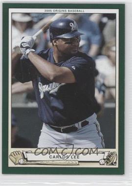 2005 Upper Deck Origins - [Base] #72 - Carlos Lee