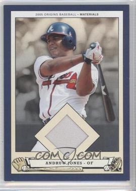 2005 Upper Deck Origins - Materials #PB-AJ - Andruw Jones