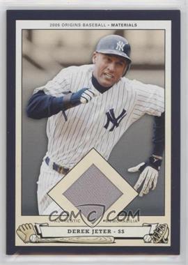 2005 Upper Deck Origins - Materials #PB-DJ - Derek Jeter