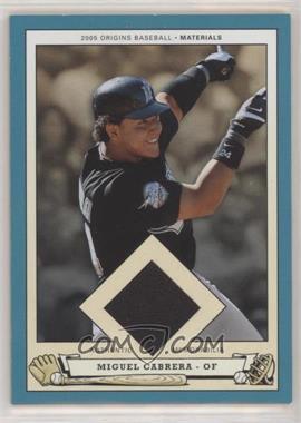 2005 Upper Deck Origins - Materials #PB-MC - Miguel Cabrera