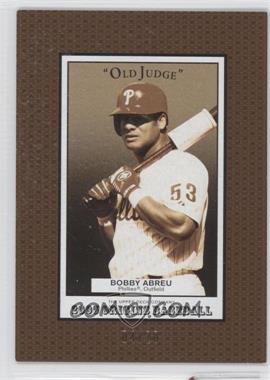 2005 Upper Deck Origins - Old Judge - Gold #31 - Bobby Abreu /20