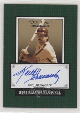 2005 Upper Deck Origins - Old Judge Autographs #KH - Keith Hernandez