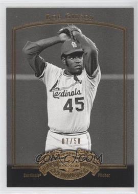 2005 Upper Deck Past Time Pennants - [Base] - Gold #7 - Bob Gibson /50
