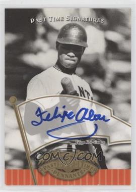 2005 Upper Deck Past Time Pennants - Past Time Signatures - Gold #FA - Felipe Alou