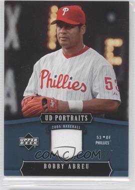 2005 Upper Deck Portraits - [Base] - Blue Jersey #73 - Bobby Abreu /25