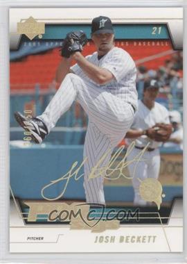 2005 Upper Deck Pro Sigs - [Base] - Gold #33 - Josh Beckett /350