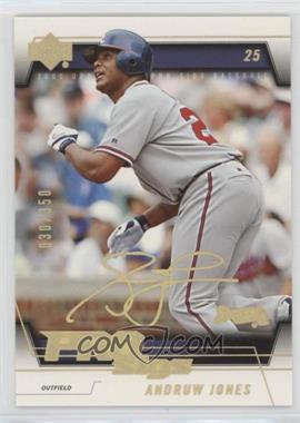 2005 Upper Deck Pro Sigs - [Base] - Gold #8 - Andruw Jones /350