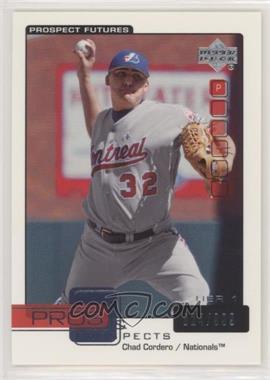 2005 Upper Deck Pros & Prospects - [Base] #138 - Prospect Futures - Chad Cordero /999 [Noted]