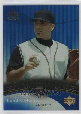 2005 Upper Deck Reflections - [Base] - Blue #244 - Future Reflections - Kendrys Morales /75