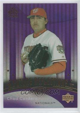 2005 Upper Deck Reflections - [Base] - Purple #132 - Future Reflections - Chad Cordero /99