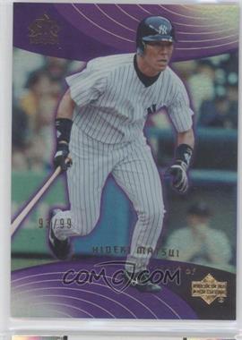 2005 Upper Deck Reflections - [Base] - Purple #74 - Hideki Matsui /99