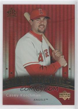2005 Upper Deck Reflections - [Base] - Red #119 - Future Reflections - Casey Kotchman /99