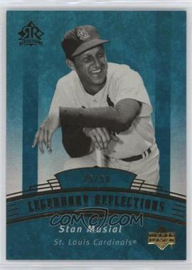 2005 Upper Deck Reflections - [Base] - Turquoise #164 - Legendary Reflections - Stan Musial /50