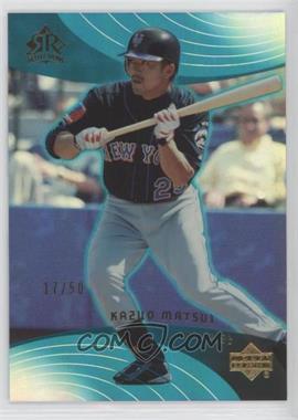 2005 Upper Deck Reflections - [Base] - Turquoise #73 - Kazuo Matsui /50
