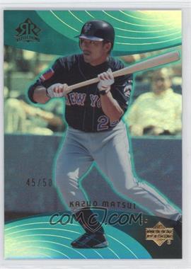 2005 Upper Deck Reflections - [Base] - Turquoise #73 - Kazuo Matsui /50