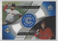 Curt Schilling, David Ortiz #/50