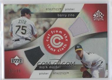 2005 Upper Deck Reflections - Cut from the Same Cloth - Red #CC-ZM - Barry Zito, Mark Mulder /99