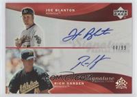 Rich Harden, Joe Blanton #/99