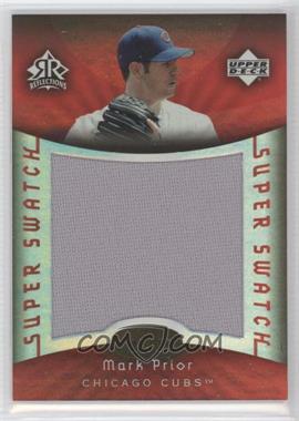 2005 Upper Deck Reflections - Super Swatch - Red #SS-MP - Mark Prior /25