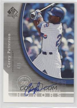 2005 Upper Deck SP Collection - SP Authentic Honors - Signatures #SH-CP - Corey Patterson /5