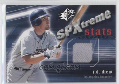 2005 Upper Deck SP Collection - SPXtreme Stats - Materials #SS-JD - J.D. Drew /130