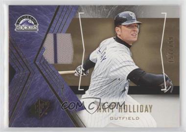 2005 Upper Deck SP Collection - SPx - Materials #85 - Matt Holliday /199