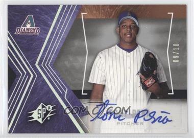 2005 Upper Deck SP Collection - SPx - Silver Signatures #167 - Tony Pena /10
