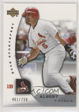 2005 Upper Deck Sportsfest - SportsFest Chicago [Base] #MLB5 - Albert Pujols /750