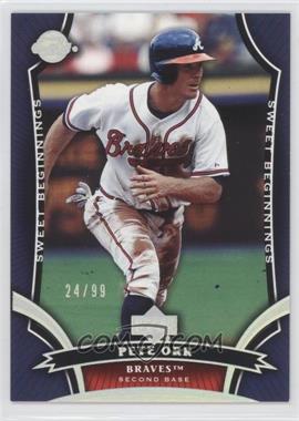 2005 Upper Deck Sweet Spot - [Base] - Platinum #151 - Sweet Beginnings - Pete Orr /99