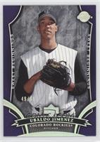 Sweet Beginnings - Ubaldo Jimenez #/99