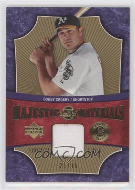 2005 Upper Deck Sweet Spot - Majestic Materials - Gold #MM-BC - Bobby Crosby /75