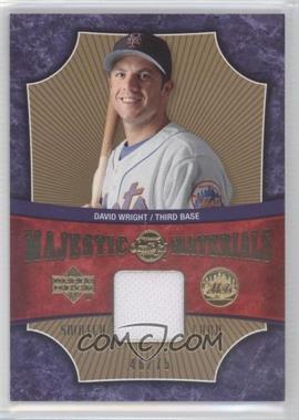 2005 Upper Deck Sweet Spot - Majestic Materials - Gold #MM-DW - David Wright /75