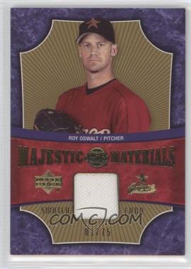 2005 Upper Deck Sweet Spot - Majestic Materials - Gold #MM-RO - Roy Oswalt /75 [Noted]