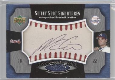 2005 Upper Deck Sweet Spot - Sweet Spot Signatures - Red Stitched Black Ink #SS-MG - Marcus Giles /350