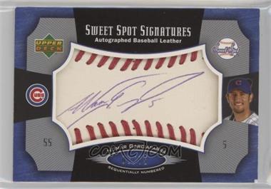 2005 Upper Deck Sweet Spot - Sweet Spot Signatures - Red Stitched Blue Ink #SS-NG - Nomar Garciaparra /75 [EX to NM]