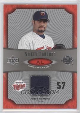 2005 Upper Deck Sweet Spot - Sweet Threads #ST-JS - Johan Santana