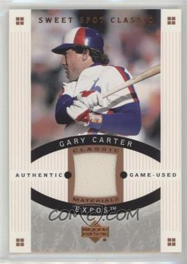 2005 Upper Deck Sweet Spot Classic - Classic Materials #CM-GC - Gary Carter