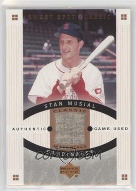 2005 Upper Deck Sweet Spot Classic - Classic Materials #CM-SM - Stan Musial