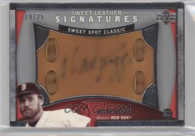 2005 Upper Deck Sweet Spot Classic - Sweet Leather Signatures #WB - Wade Boggs /25