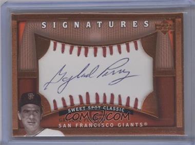 2005 Upper Deck Sweet Spot Classic - Sweet Spot Signatures #GP - Gaylord Perry