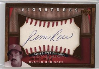 2005 Upper Deck Sweet Spot Classic - Sweet Spot Signatures #JR - Jim Rice